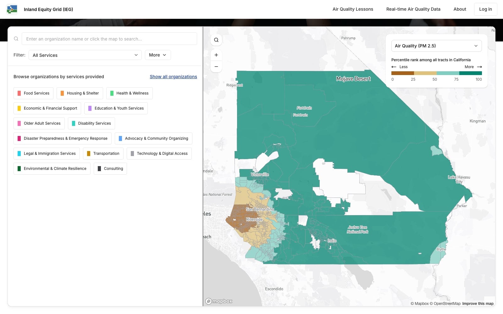 Inland Equity Grid