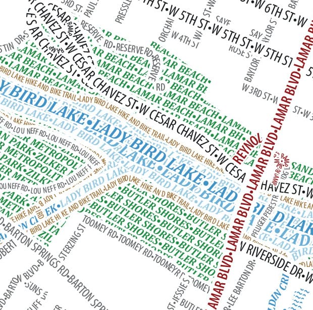 Typographic Map Store