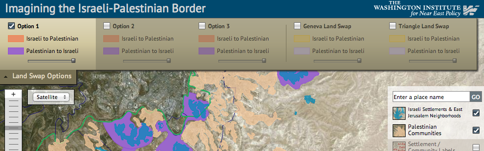 Imagining the Israeli-Palestinian Border