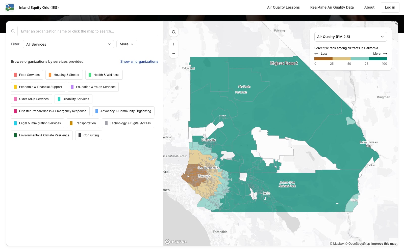 Inland Equity Grid